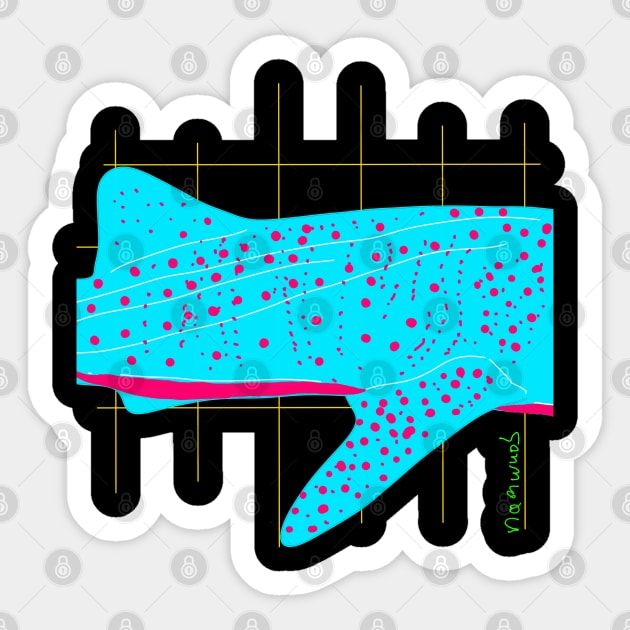 Whale shark! Sticker by Namwuob